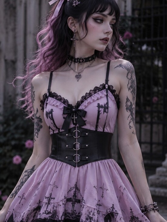 Accessories - NEW Goth Black Faux Leather Corset Belt